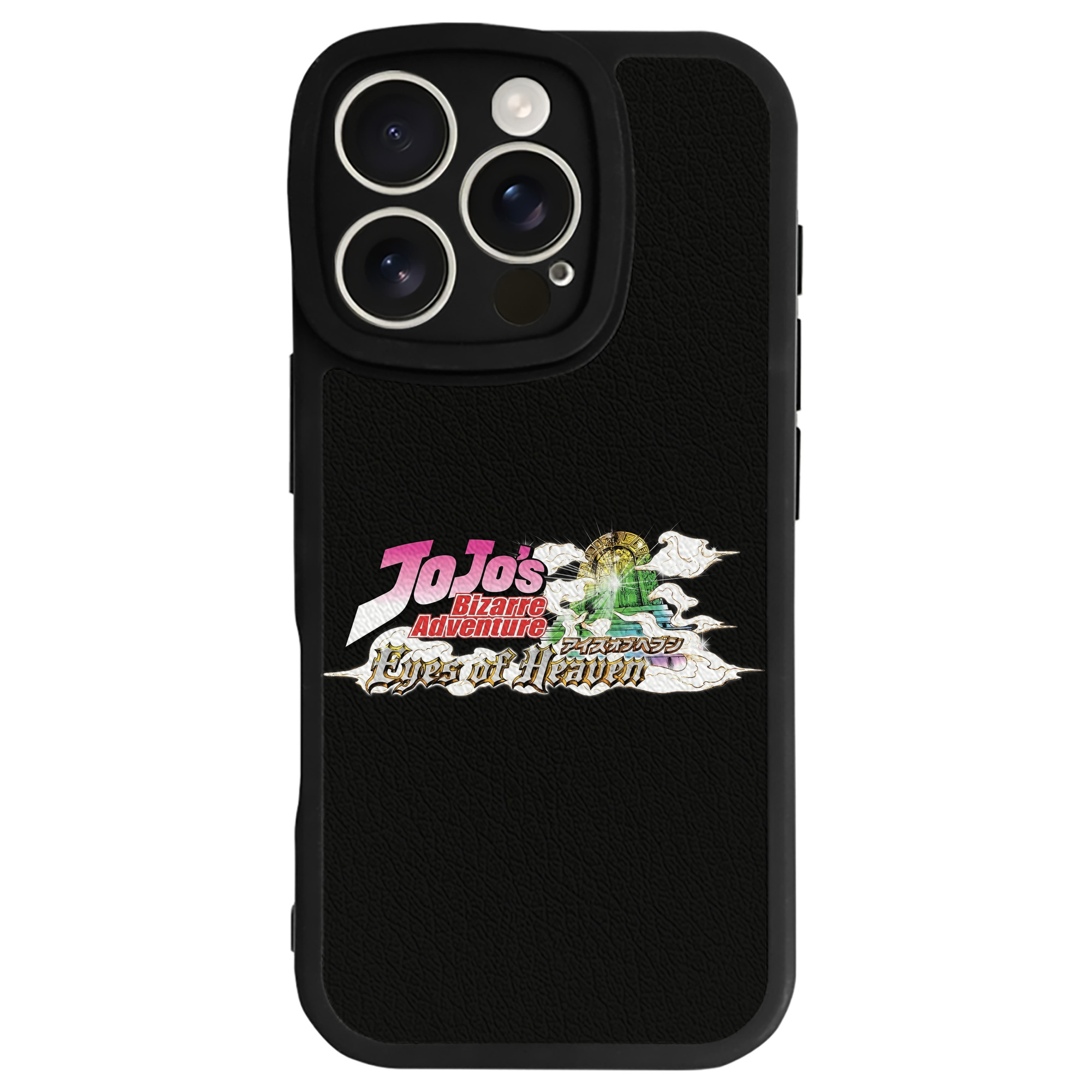 （画像用） ジョジョの奇妙な冒険 JoJo's Bizarre Adventure 【iPhone 16シリーズ対応】シリコンスマホケース（レザー調） 材質：シリコン
